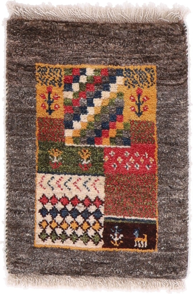 Gabbeh Tappeto persiano 40 x 60 (Iran) Annodato A Mano