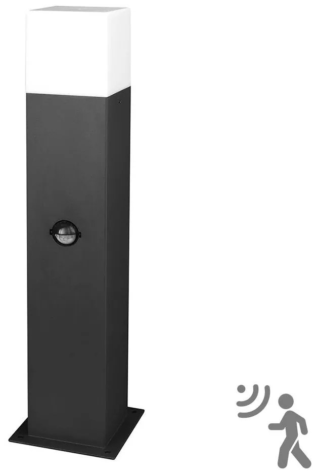 Lampada da esterno con sensore NEW YORK 1xE27/12W/230V IP44 44 cm antracite