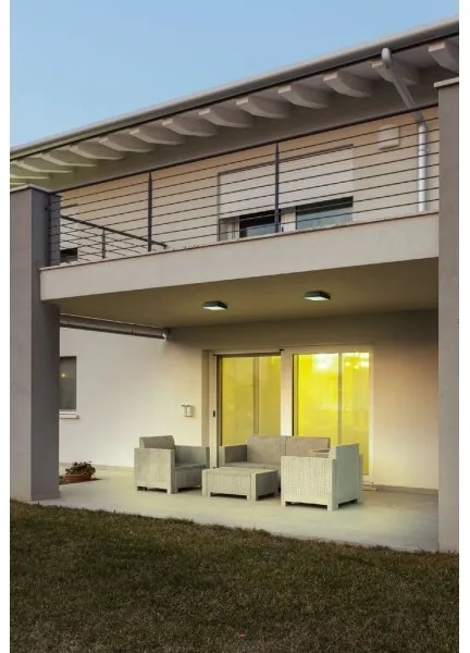 Redo 90158 - Plafoniera LED da esterno MARINA LED/16W/230V IP65 antracite