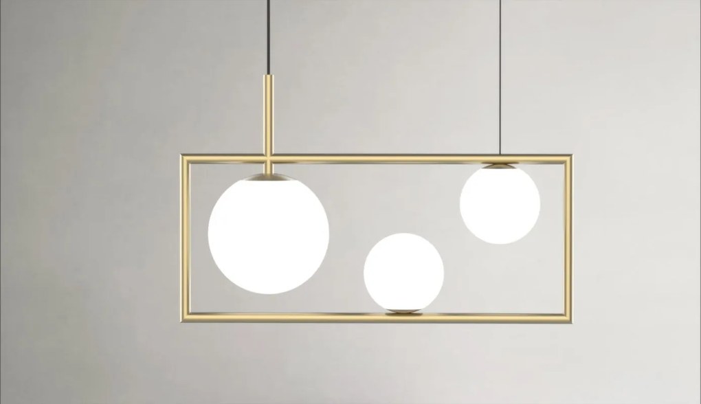Lampadario Moderno Buble 3x E27 MILOOX