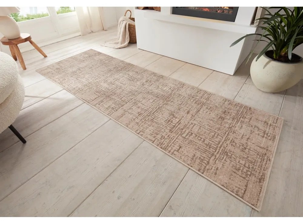 Passatoia marrone/beige 80x200 cm Terrain – Hanse Home