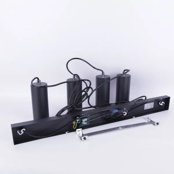 Globo 57911-4HB - Lampadario a sospensione con filo ROBBY 4xGU10/35W/230V nero