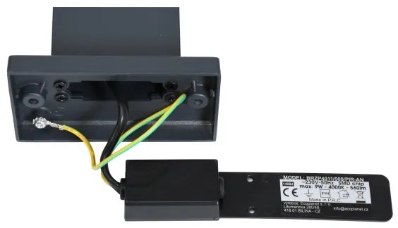 Brilagi - Lampada LED per esterni con sensore ARCELO LED/9W/230V 50 cm IP44