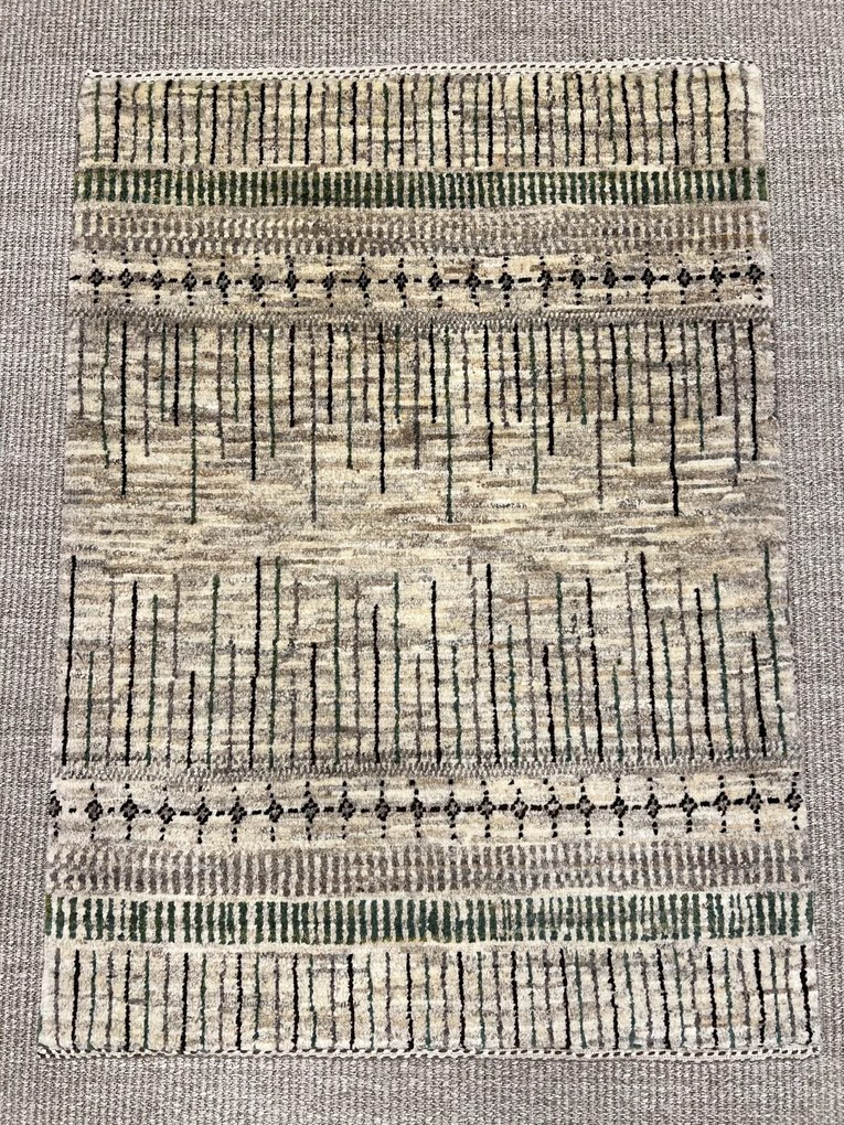 Loribaft Tappeto 70 x 100 Beige (Iran) Annodato A Mano