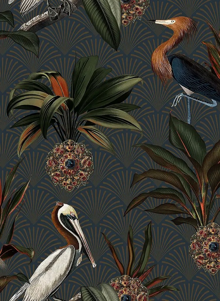 BoråsTapeter Carta da parati Sapphire Birds - 2279