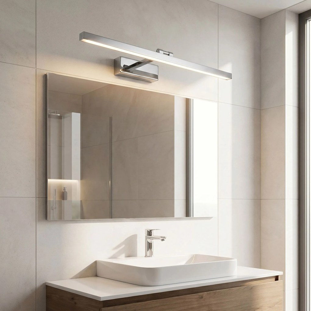 Applique da bagno LED APP1859-1W 80 cm Chrome