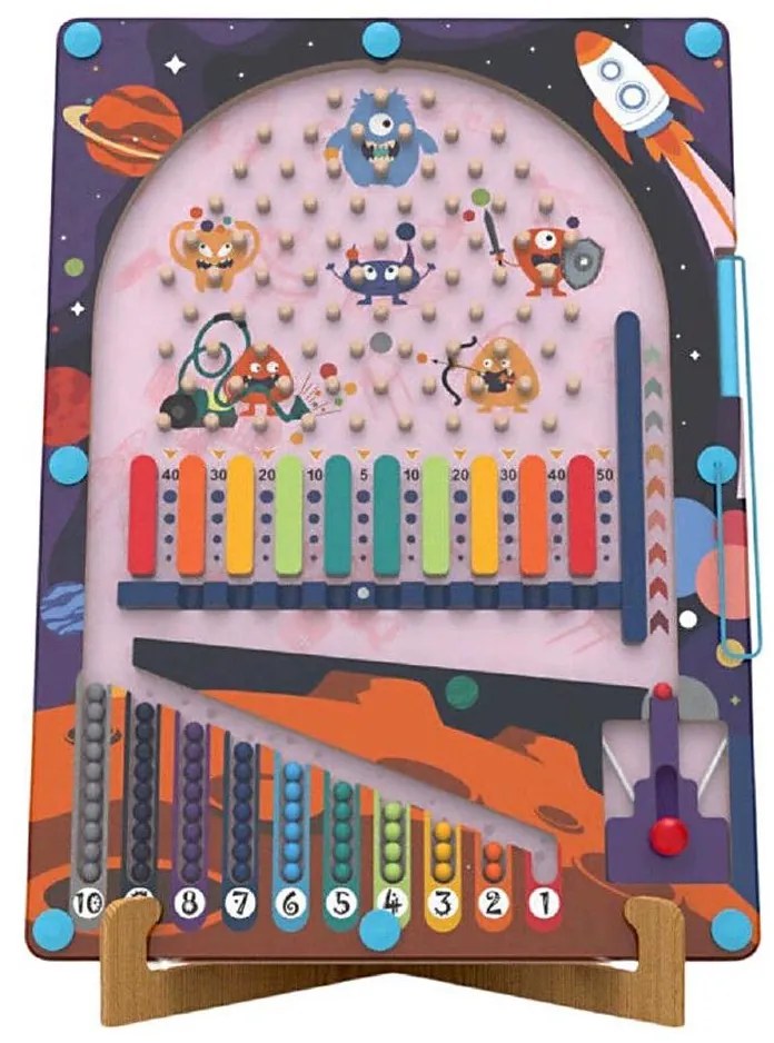 2Kids Toys - Flipper magnetico Spazio 2 in 1