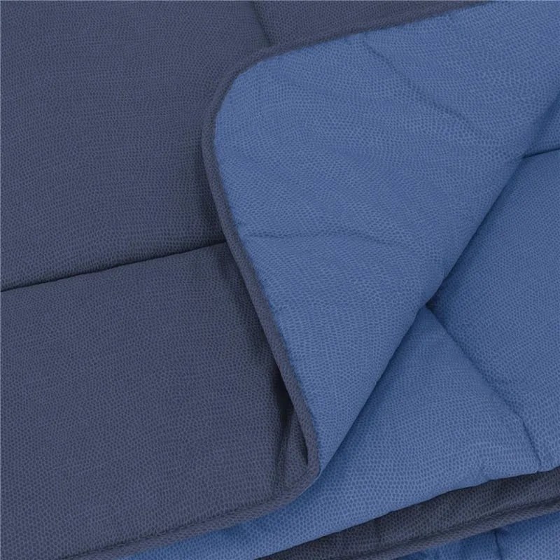 Trapunta Invernale Double Face Varie Misure Gabel Chromo in Cotone  Colore Blu, Dimensioni e Misure Matrimoniale