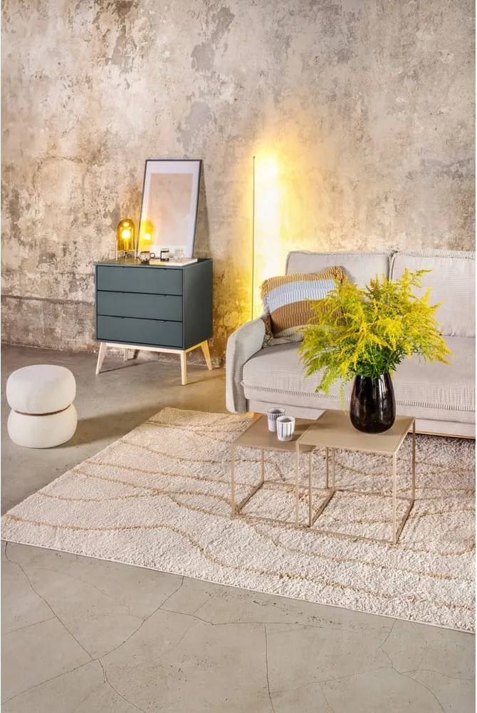 Tappeto color crema 160x230 cm Routa – Universal