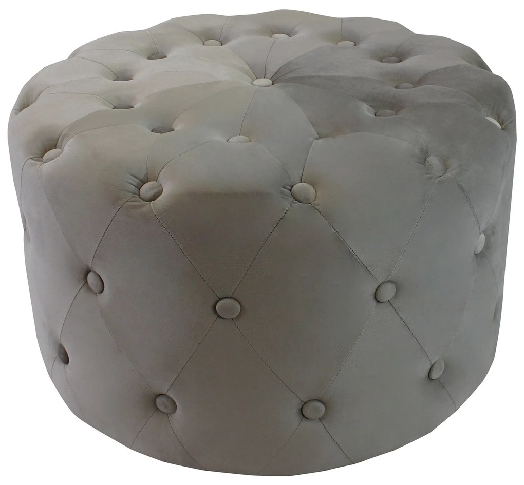 AURA - pouf rotondo in velluto