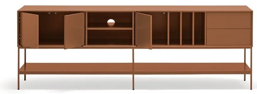 Mobile TV color mattone 220x74x45 cm Platt – Teulat