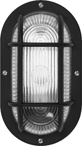 Osram - Lampada da parete per esterni BULKHEAD 1xE27/10W/230V IP54 nera