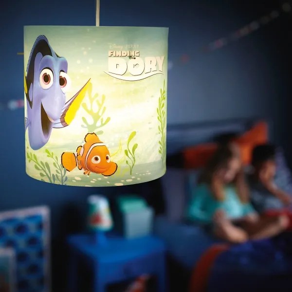 Philips 71751/90/16 - LED Lampadario per bambini DISNEY ALLA RICERCA DI DORY 1xE27/23W/230V