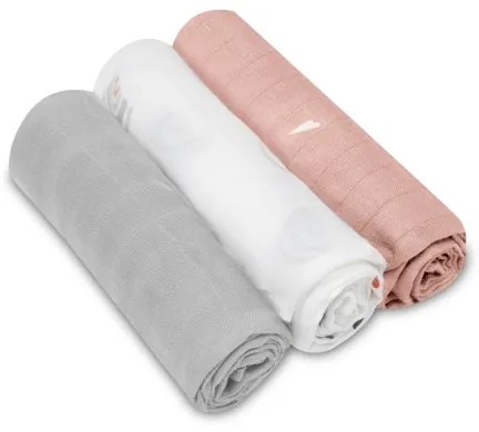 Lionelo - Confezione da 3 mussole in bambù BAMBOO SET 70x70 cm Rainbow