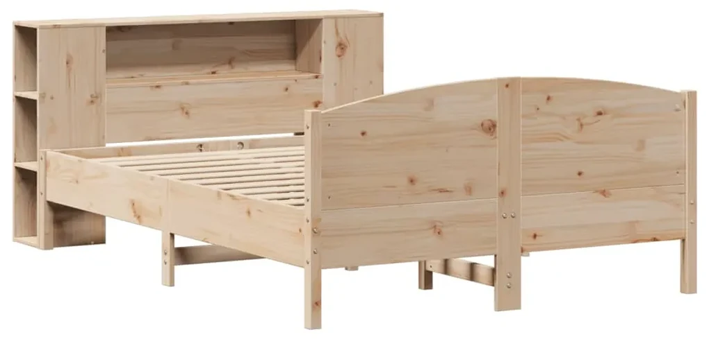 Letto libreria senza materasso 150x200 cm in legno di pino
