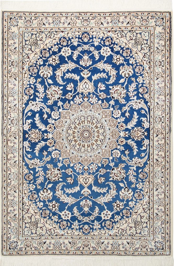 Nain Tappeto 150x110 (Iran) Annodato A Mano