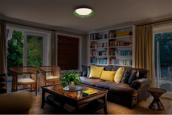 Osram - Lampada da soffitto LED dimmerabile ORBIS PLATE LED/19W/230V Ø 31 cm verde/nero