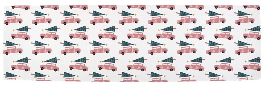 Runner da tavola in cotone con motivo natalizio 40x140 cm Christmas Ride - Butter Kings