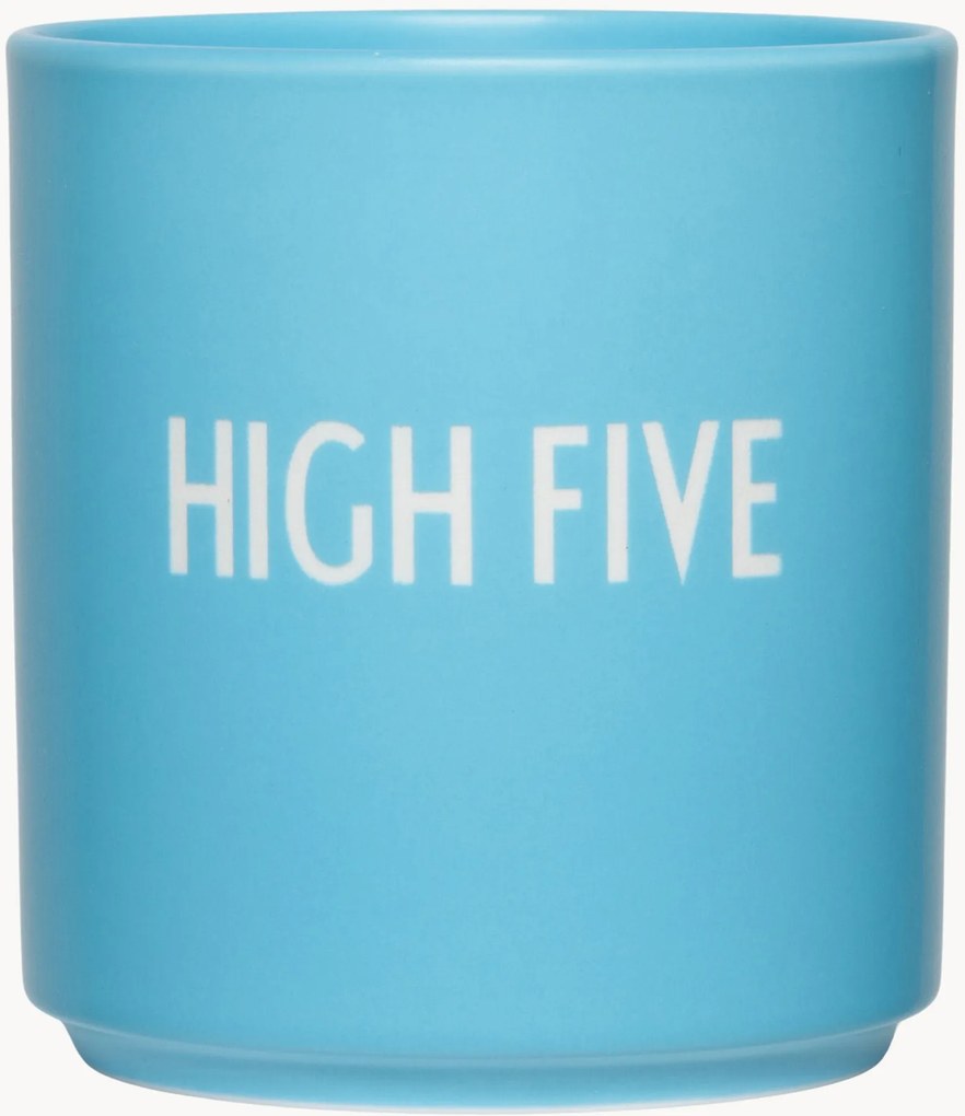 Tazza con scritta Favourite High Five