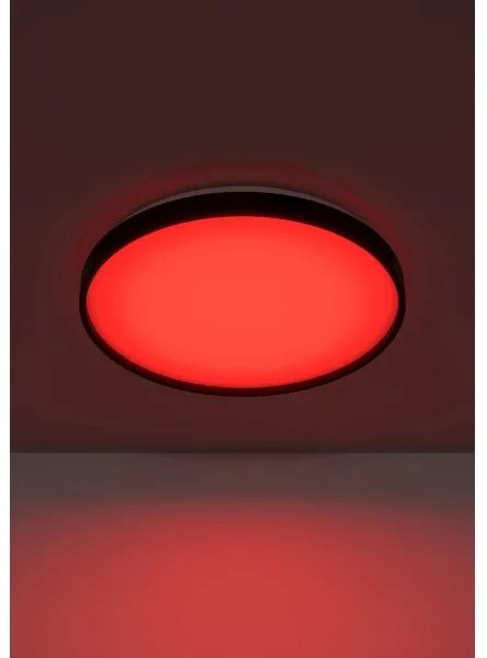 Eglo 300692-LED RGBW St. plafoniera MOZONCILLO-Z LED/28,3W/230V nera + telecomando