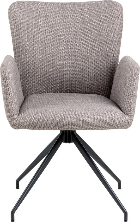 Set di sedie da pranzo grigia in imbottito 2 pz Laura – Actona