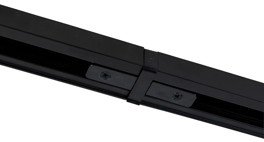 Sistema a binario moderno nero 4 luci monofase - Yade