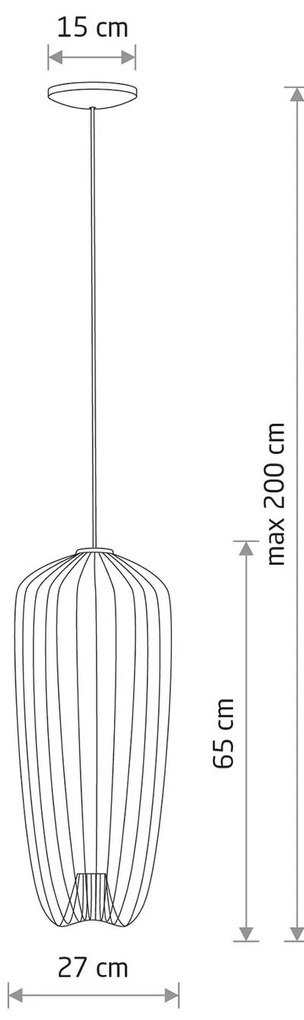 Nowodvorski Lighting Lampada a sospensione Pumpkin S, grigio scuro, Ø 27 cm, metallo, GU10