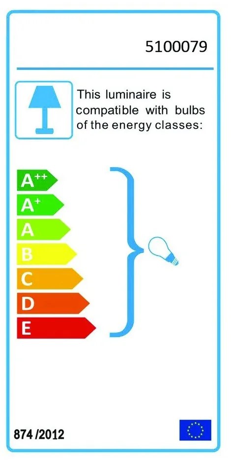 Lampada da terra nera Tokio - White Label