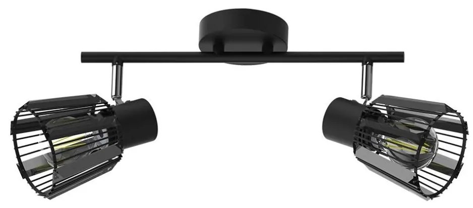 Prezent 27517 - Faretto PONTEO 2xE27/40W/230V nero