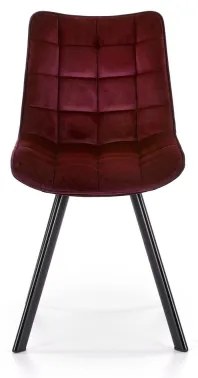 Sedia da pranzo COMORO, 1 pz., rosso scuro