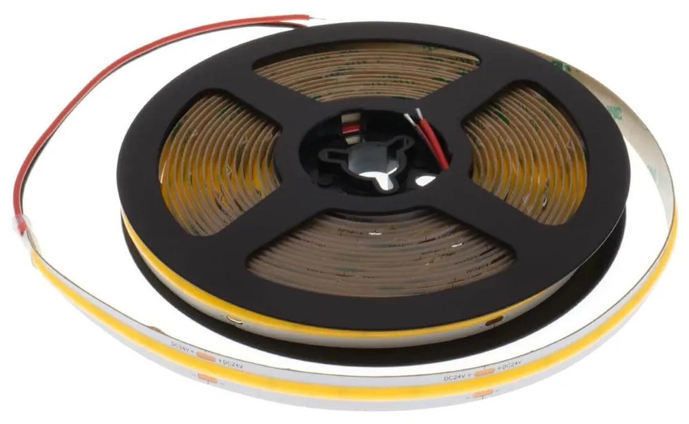 Striscia LED COB 15W/m 24VDC IP20 5m Professional Colore Bianco Freddo 5.700K