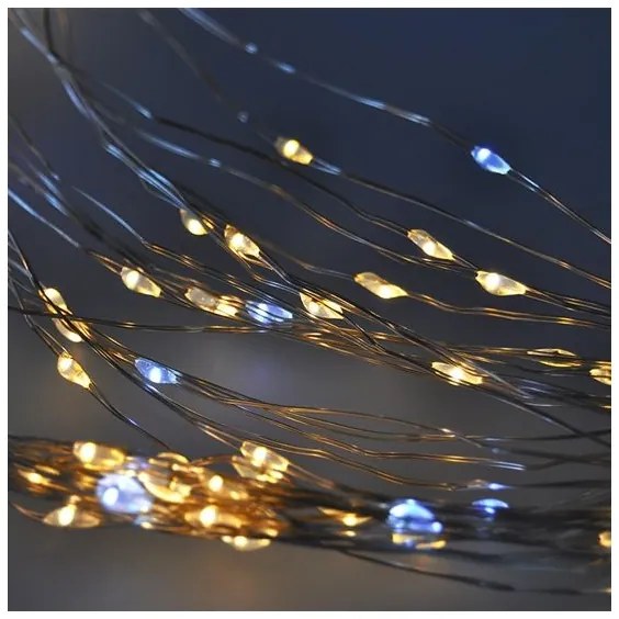 Brilagi - Tenda luminosa di Natale a LED 300xLED/8 funzioni/3xAA/USB 1,2m bianco caldo