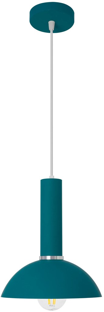 Lampada da soffitto pensile singola OSTI C Verde