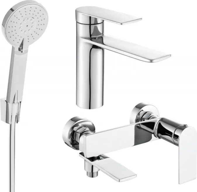 Mexen Zero R40 set da bagno, cromato - 71103R40-00