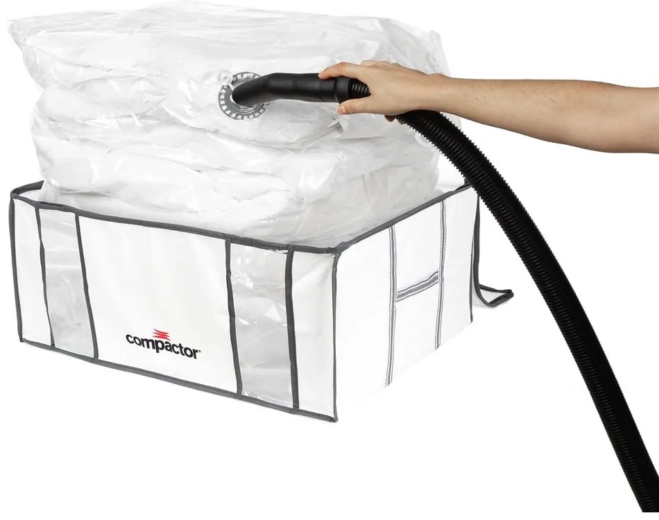 Set di organizer per vestiti sottovuoto/rinforzati in tessuto 2 pz 65x45x27 cm Life – Compactor