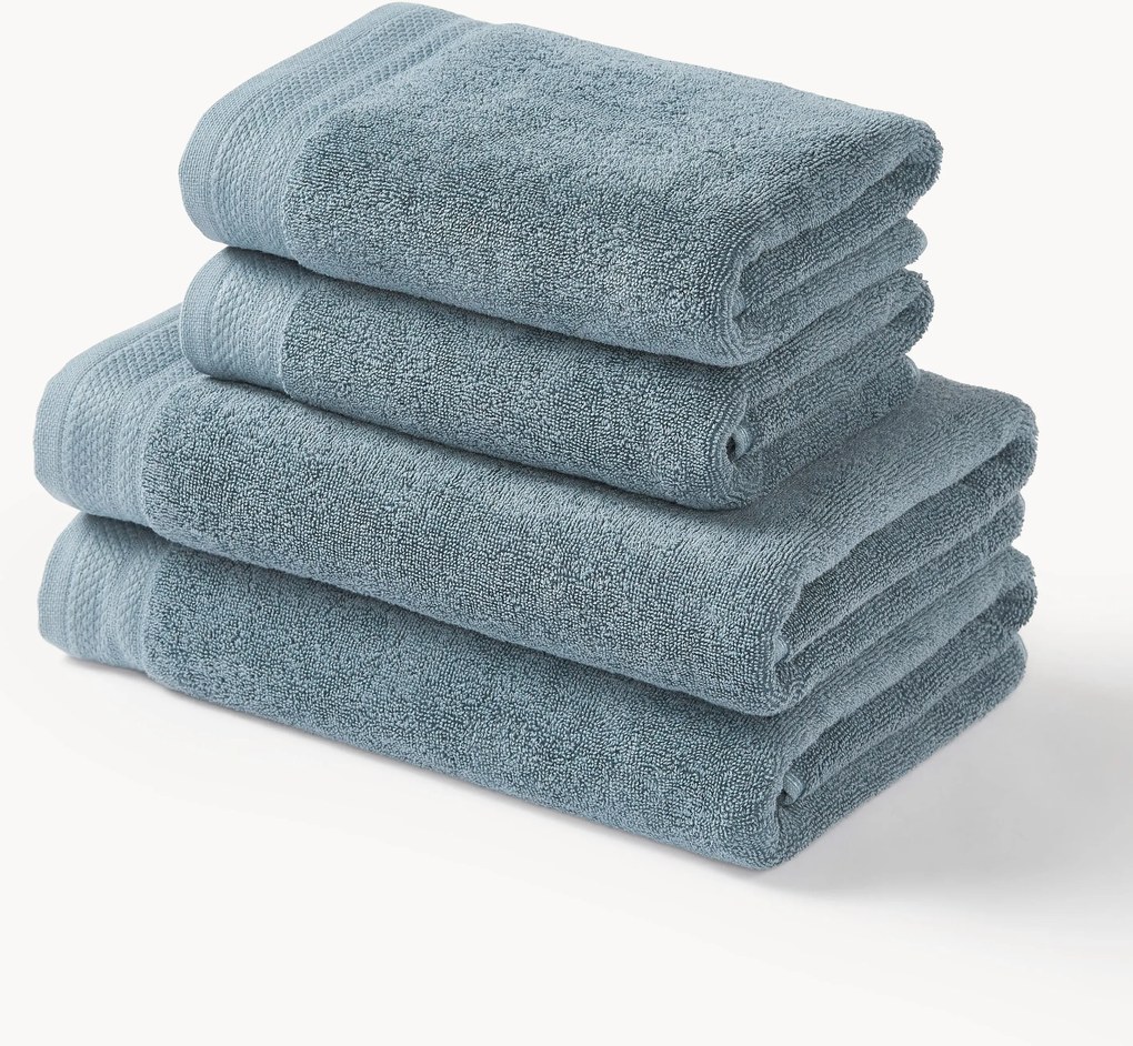 Set di asciugamani in cotone organico Premium, varie misure