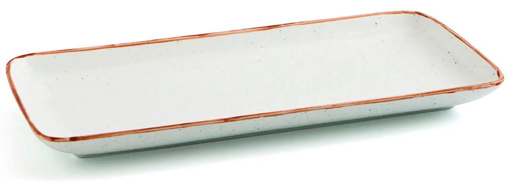 Teglia da Cucina Ariane Terra Rettangolare Ceramica Beige (28 x 14 cm) (6 Unità)