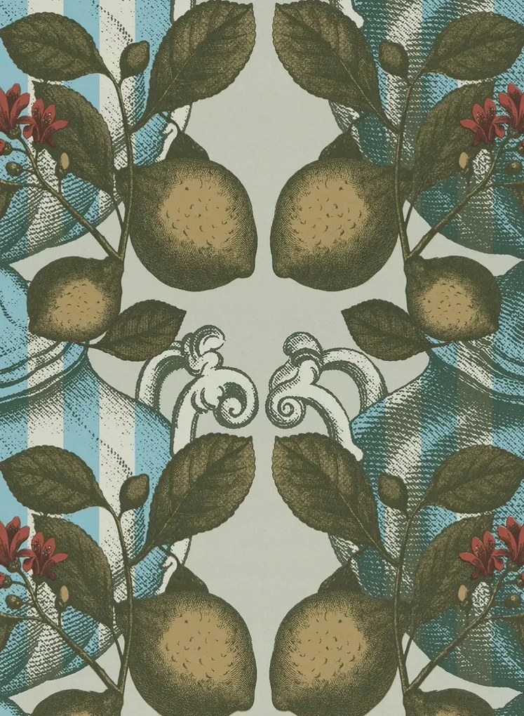 Studio Lisa Bengtsson Carta da parati Limoncello Stripes