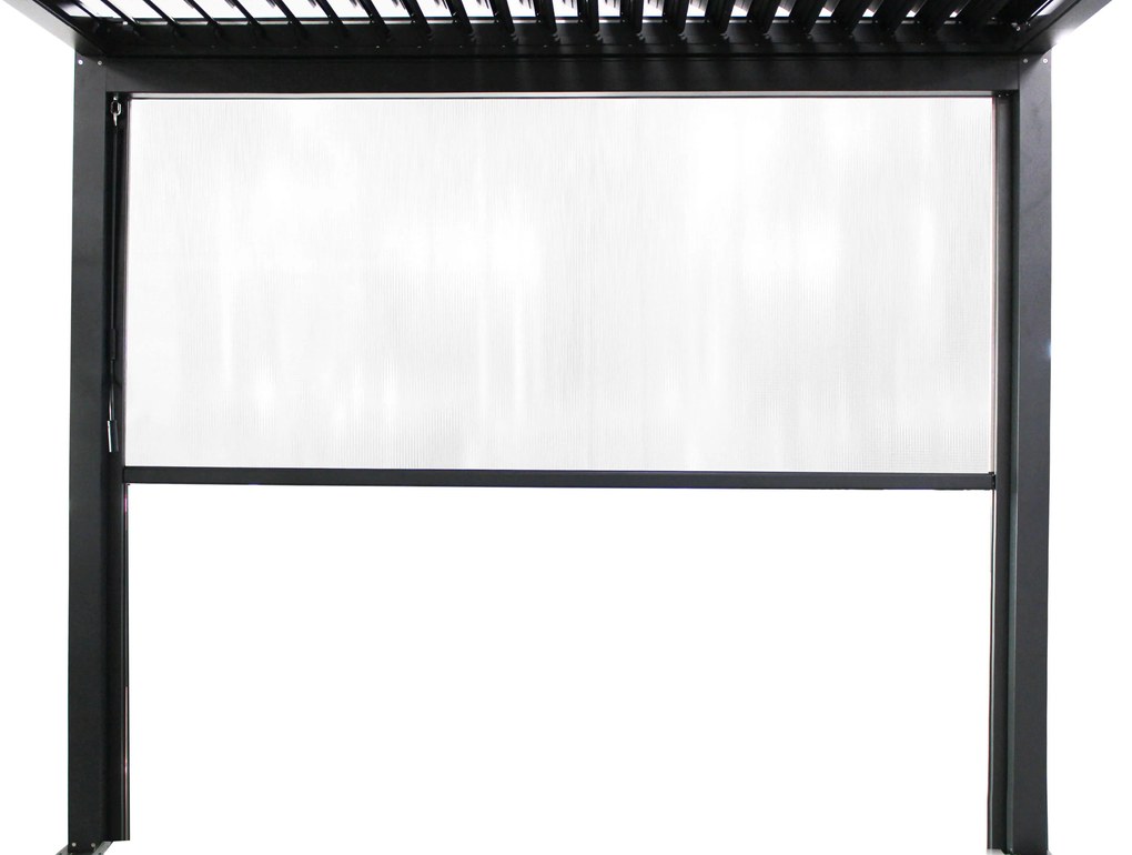 Laterale in PVC per lato da 4 m pergola bioclimatica