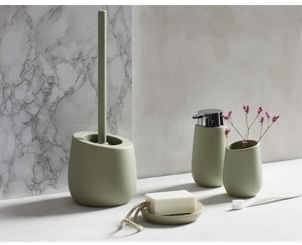 WENKO 24120100 - Scopino WC BADI 13,5x38 cm verde