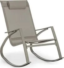 Sedia a Dondolo in Acciaio con Tessuto Textilene Aria