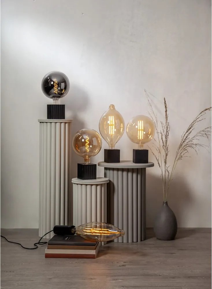 Piede di lampada nero 10 cm Box - Star Trading