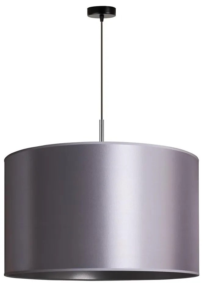 Duolla - Lampadario a sospensione con filo CANNES 1xE27/15W/230V diametro 50 cm argento