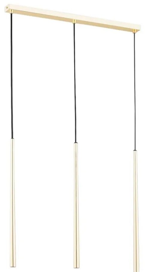 Lampadario a sospensione con filo CARMEN 3xG9/40W/230V oro