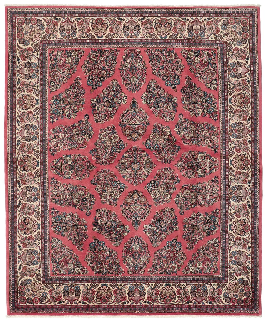Sarouk Tappeto 210 x 250 (Iran) Annodato A Mano