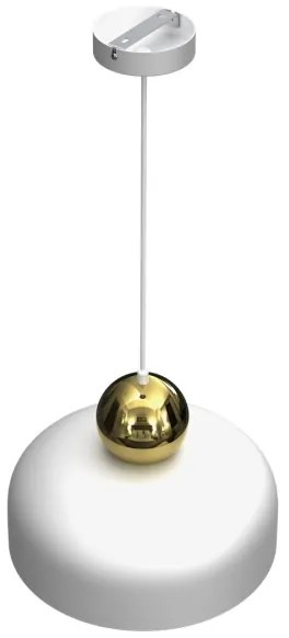 Lampadario su filo HARALD 1xE27/60W/230V bianco