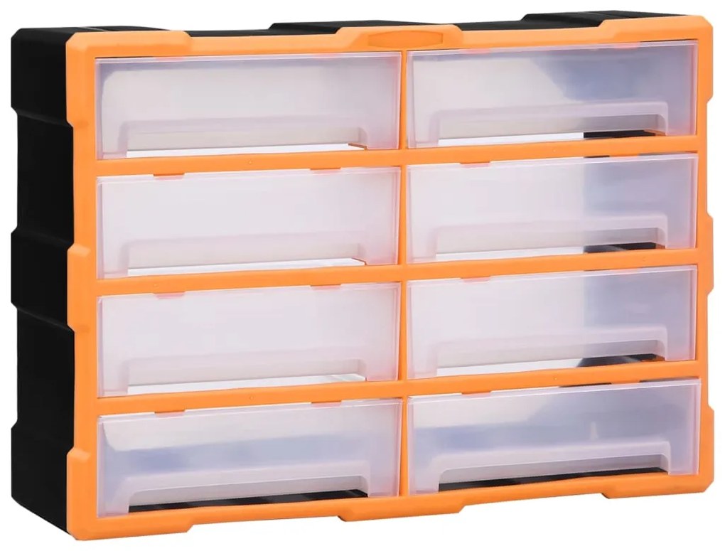 Mobile Contenitore Con 8 Cassetti Grandi 52x16x37 Cm /