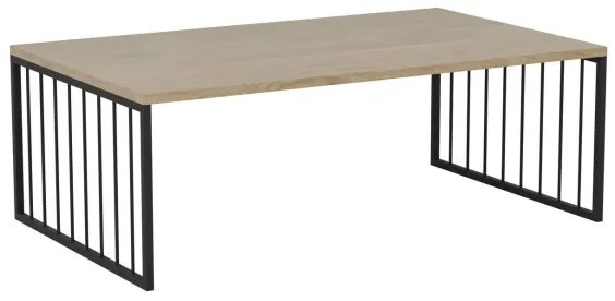 Eglo 424801 - Tavolino da salotto AUKSIDE 53,5x100 cm marrone/nero