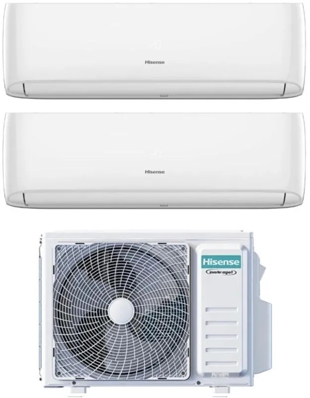 Condizionatore Dual Split Hisense Hi-Comfort 7+7 con 2AMW42U4RGC R-32 Wi-Fi Integrato
