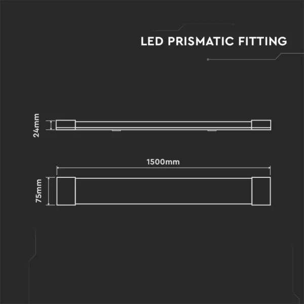 LED Lampada fluorescente LED/50W/230V 4000K 150 cm bianco